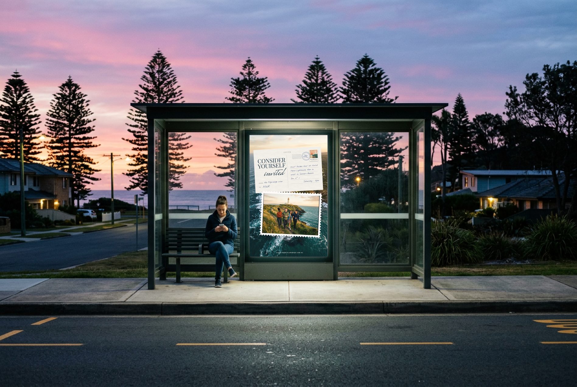 Bus shelter six-sheet