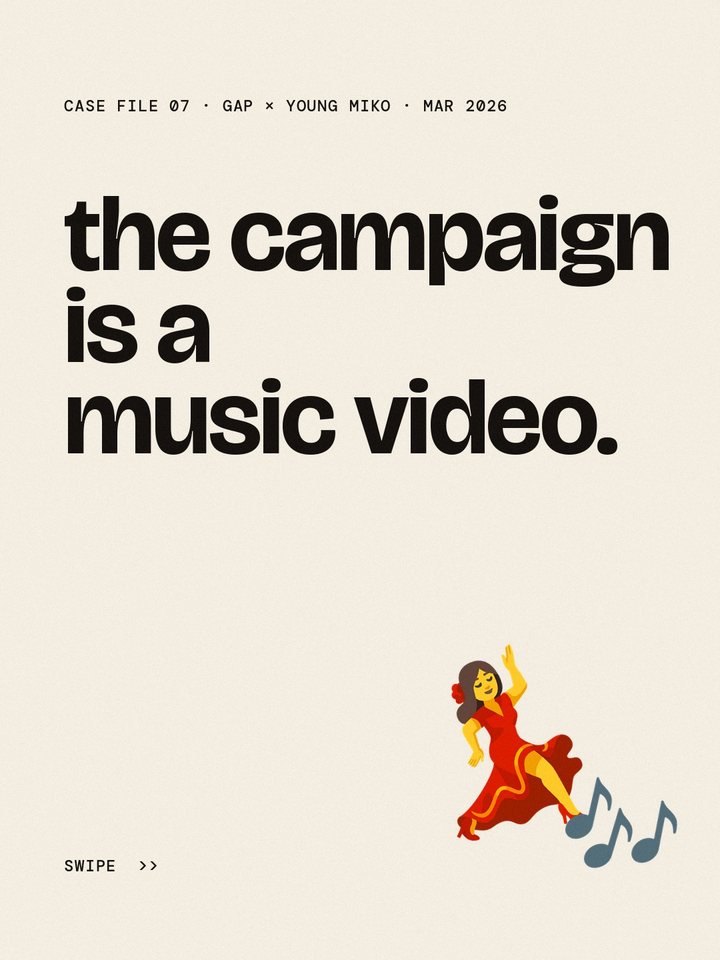Case File cover: Gap made the ad a music video.